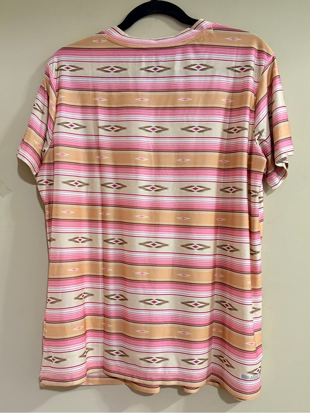 Ariat Tek Laguna V-Neck Aztec Design Pink Paradise Serape XL - Picture 2 of 8